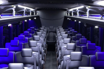 San Diego Charter Bus Interior