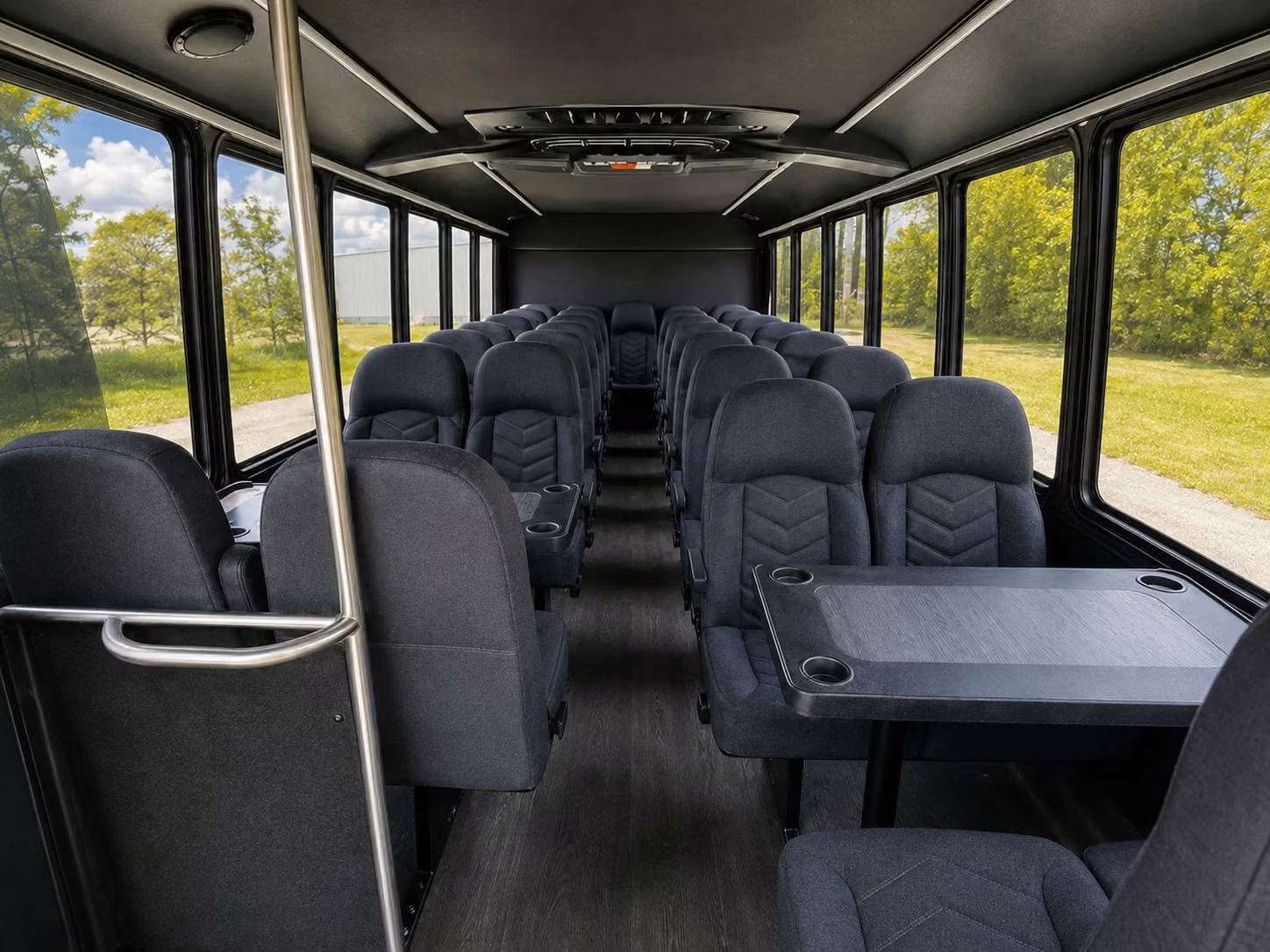 18 passenger minibus inside