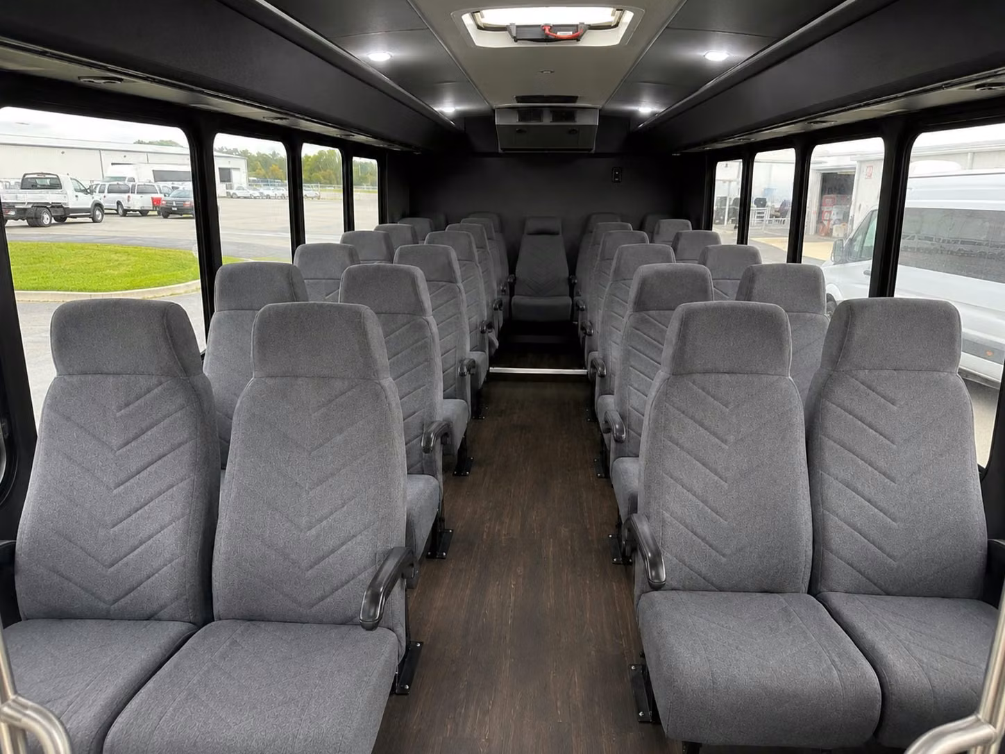 18 passenger minibus interior