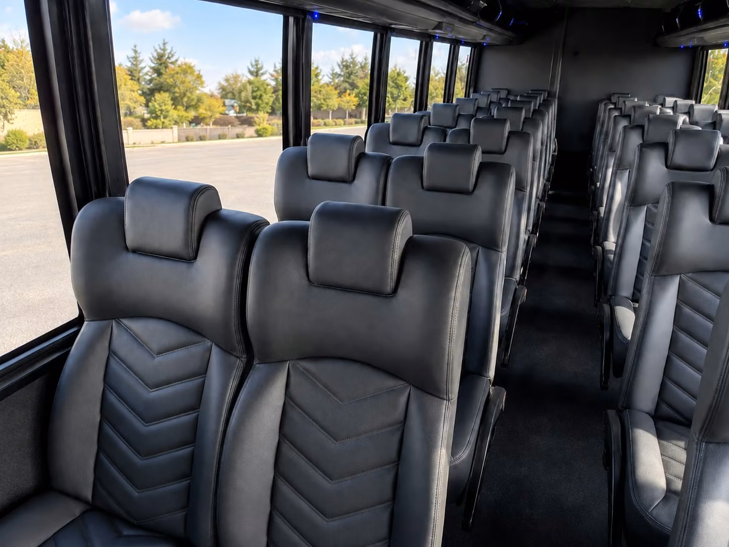 20 passenger minibus interior