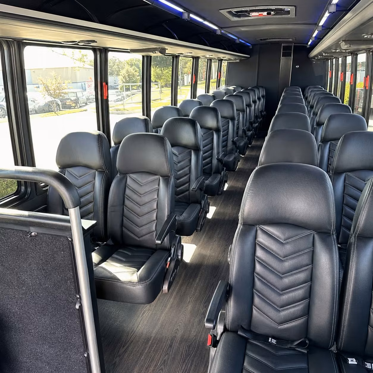 30 passenger minibus inside