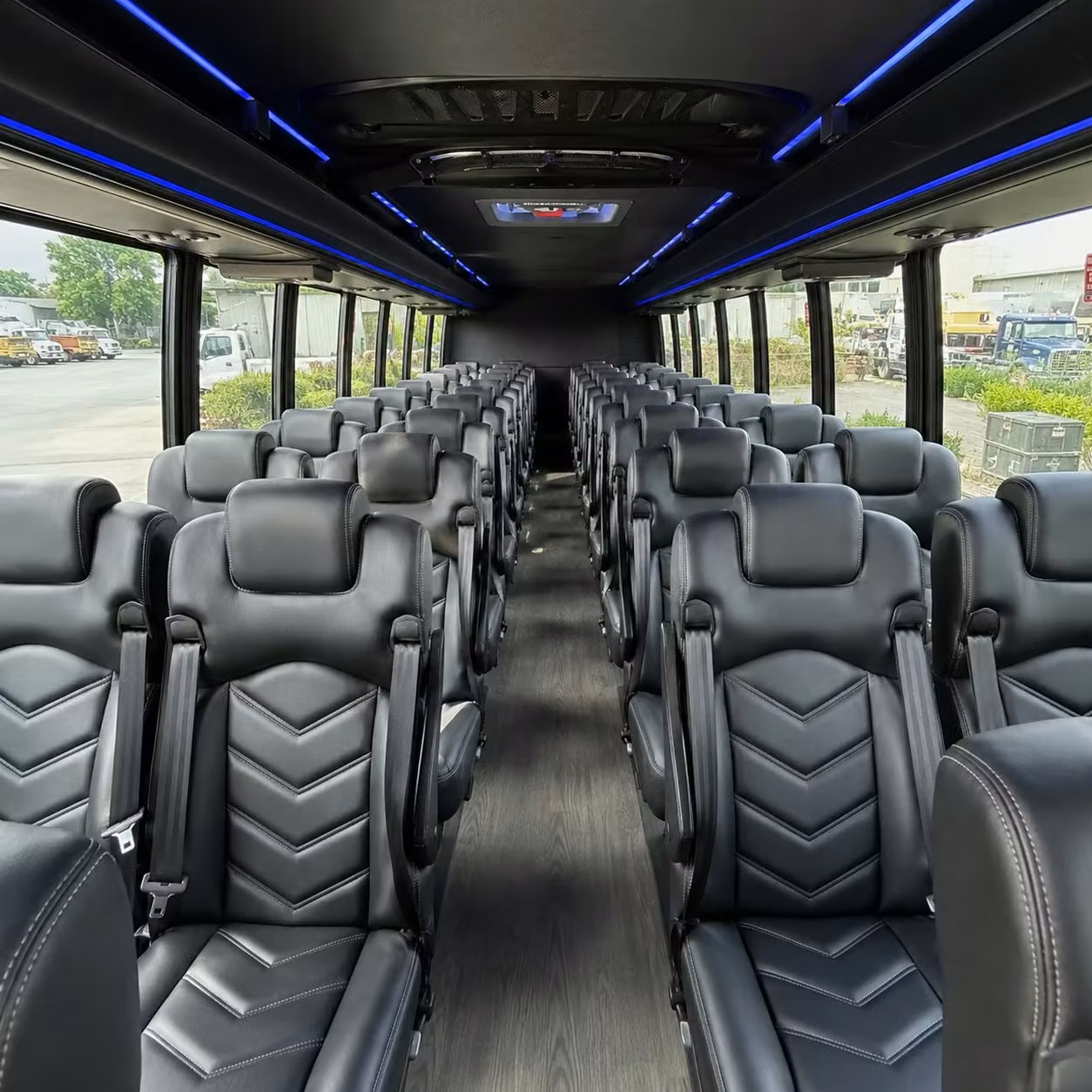 30 passenger minibus interior