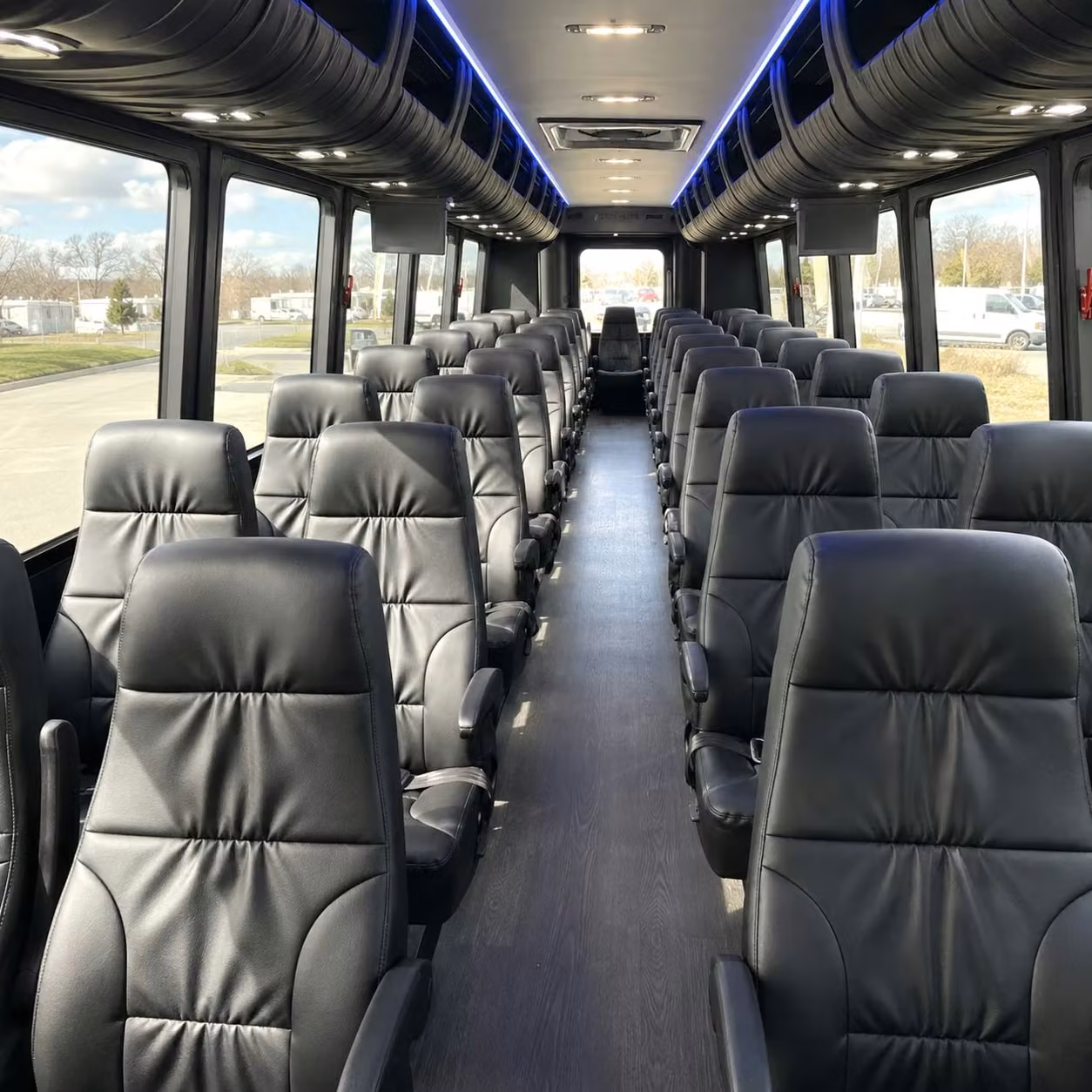 35 passenger minibus interior