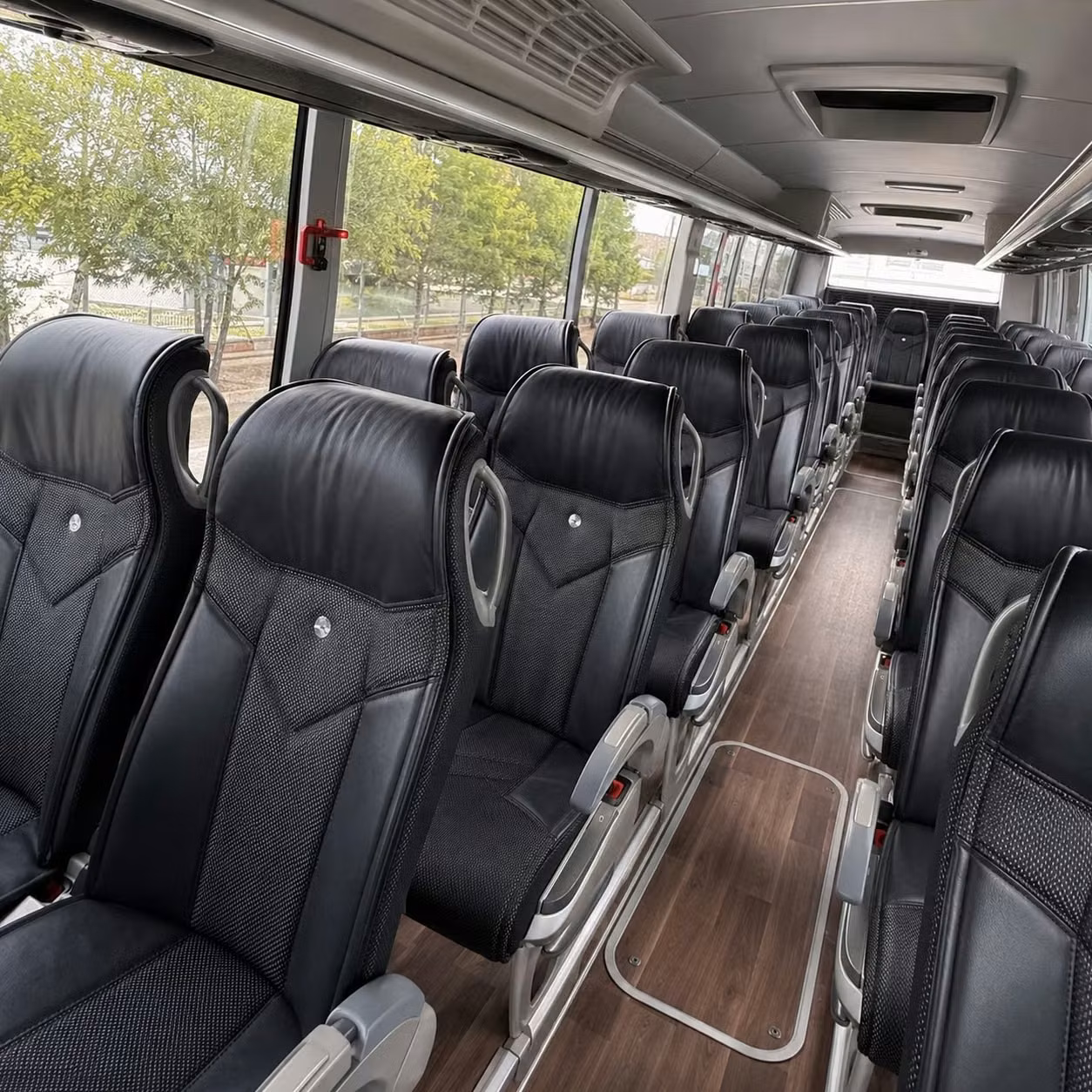 san diego charter bus interior