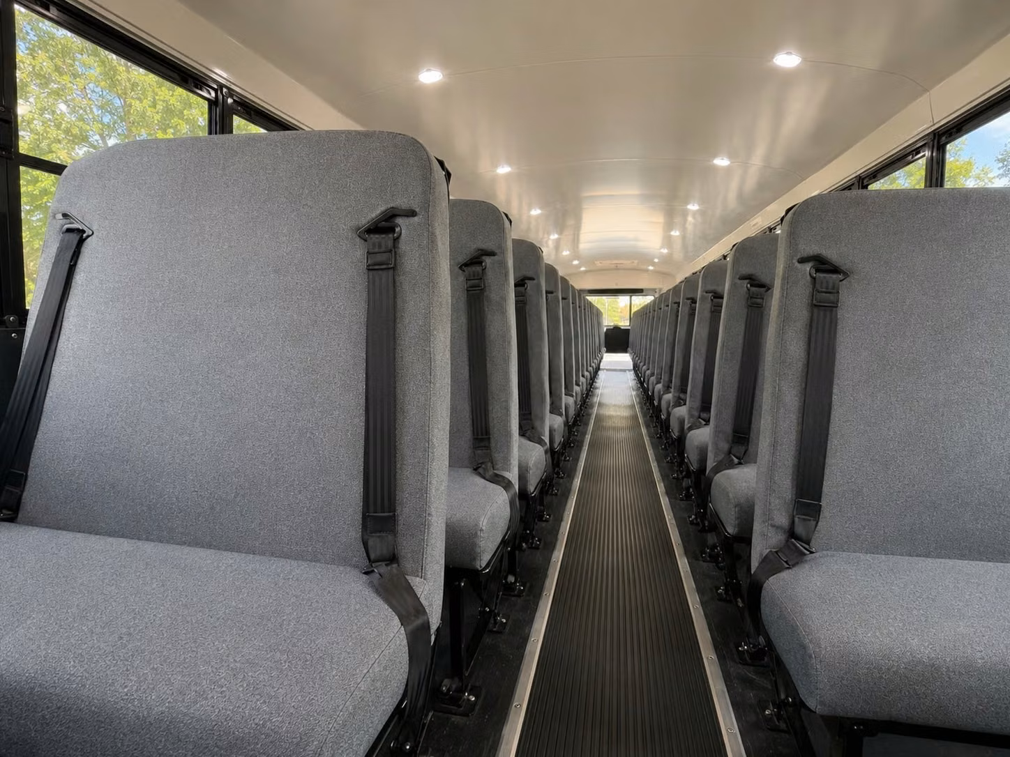 school bus interior