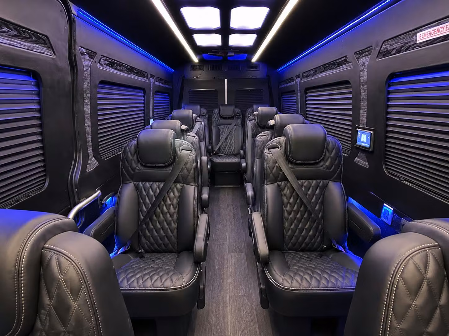 sprinter van with driver interior